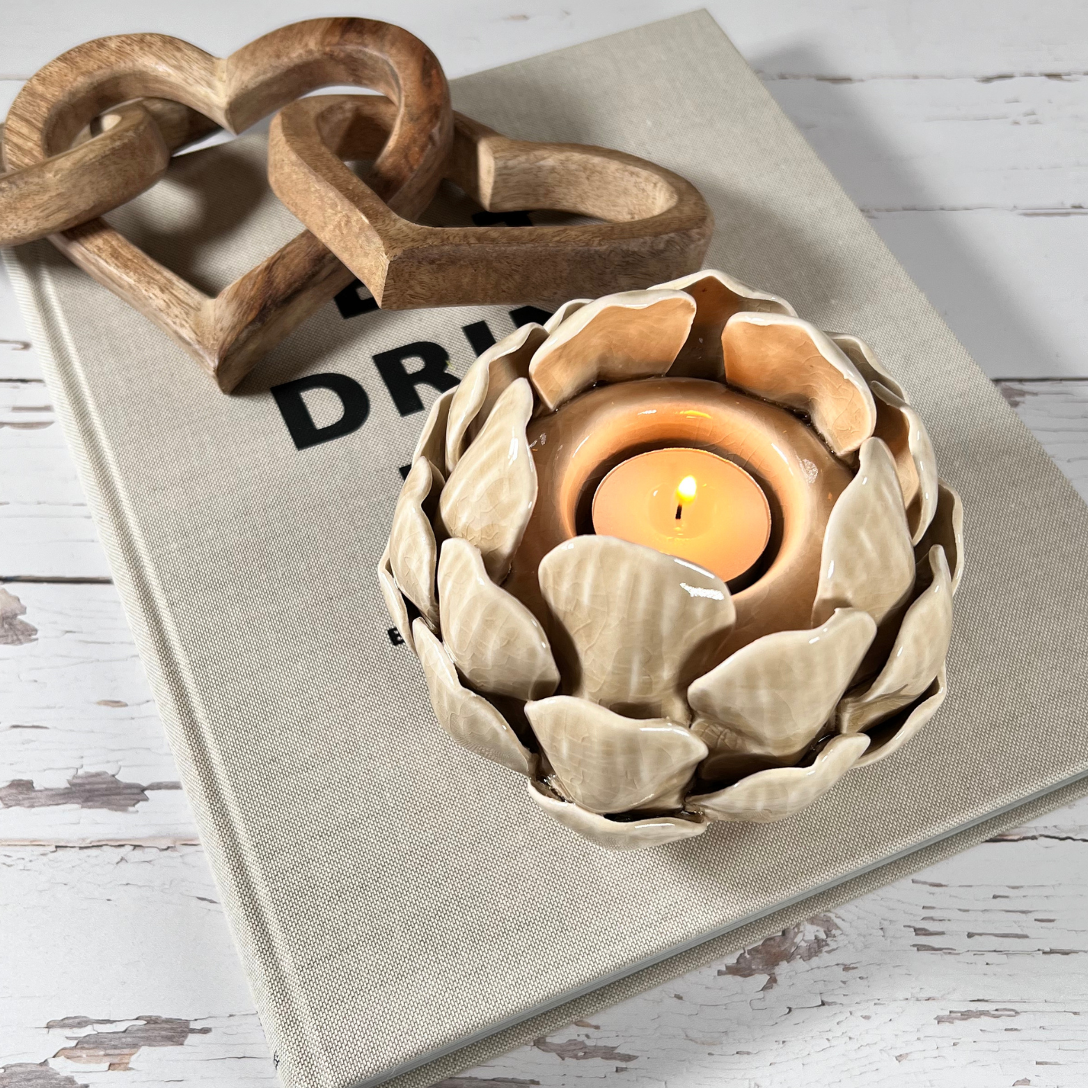 artichoke candle holde