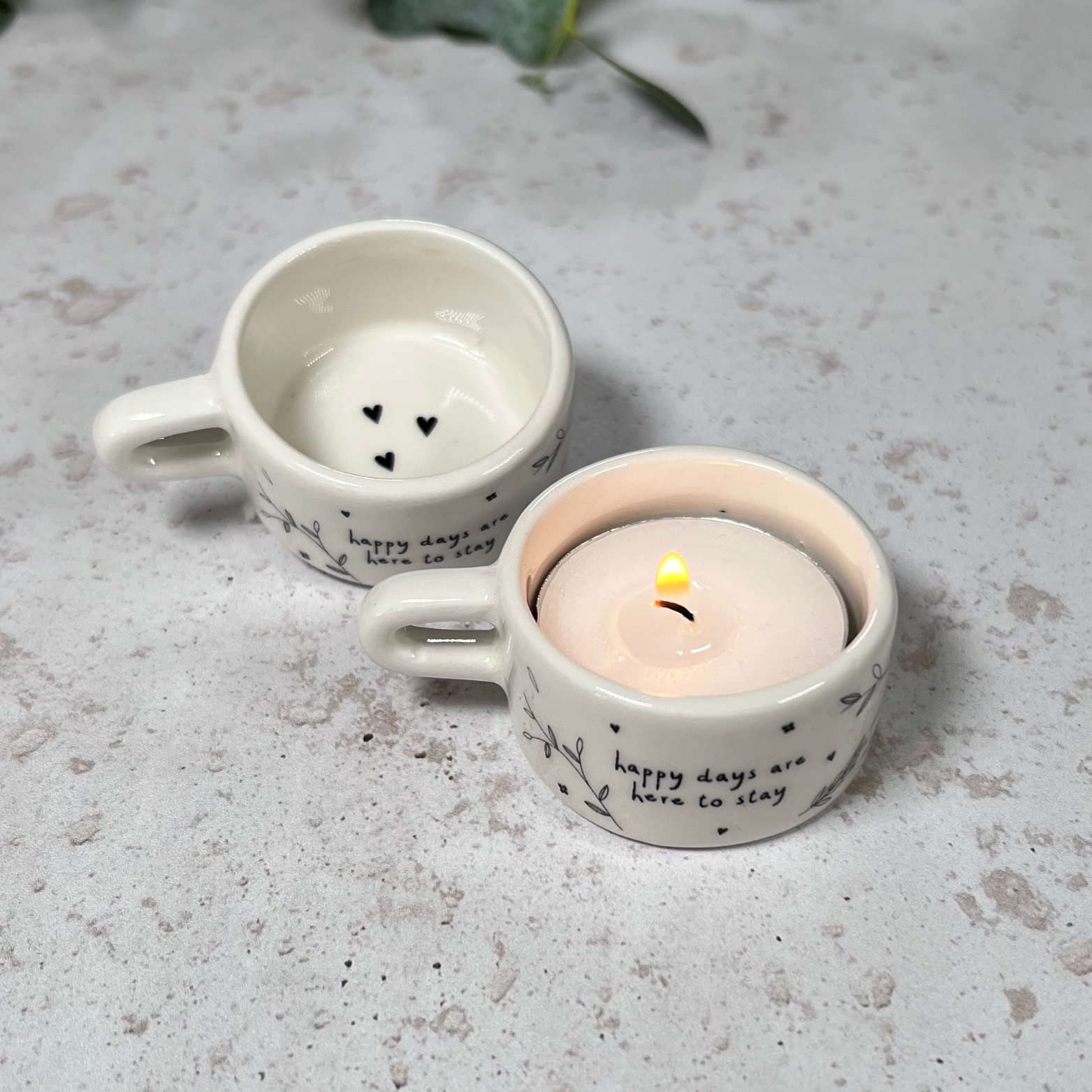 happy days tea light holder