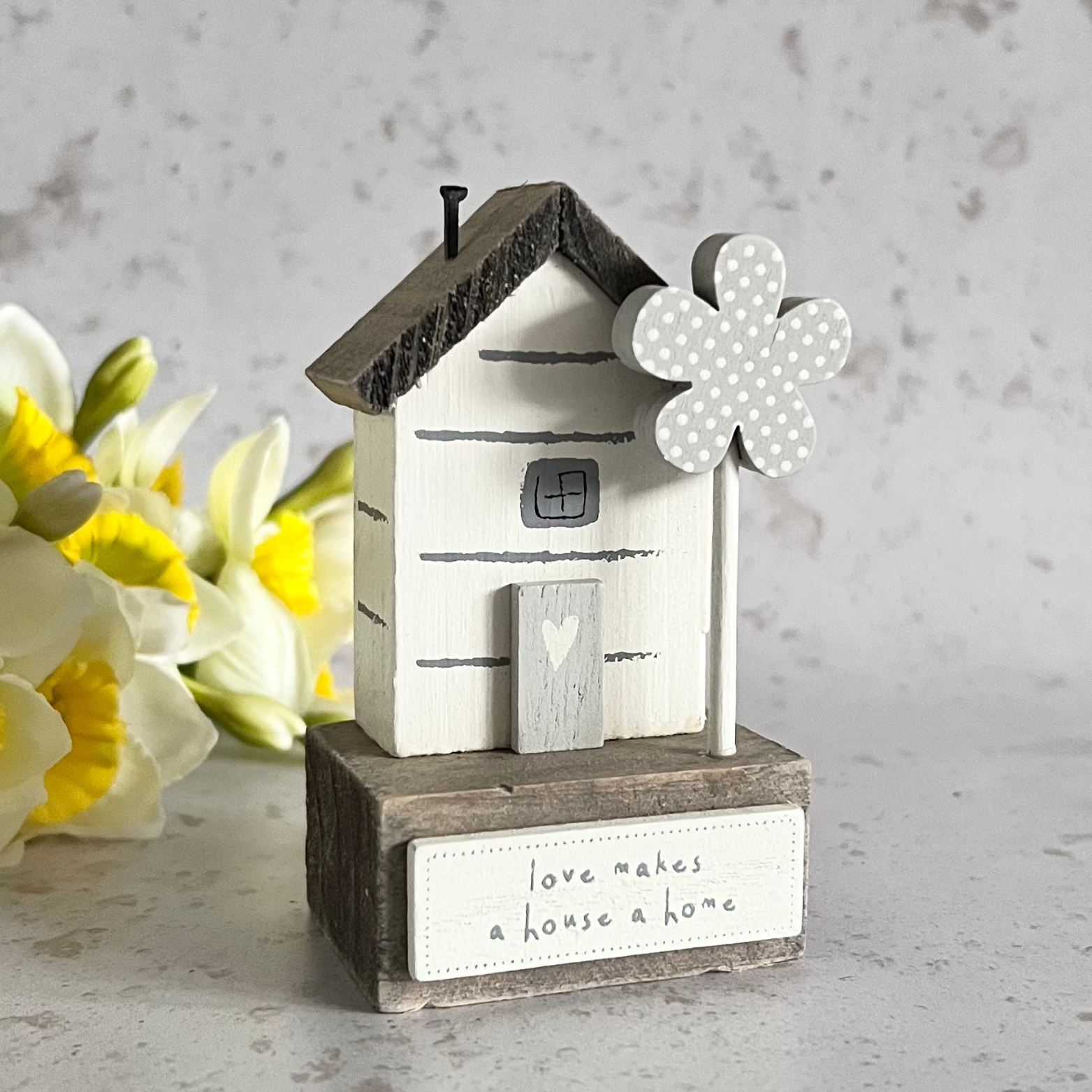 love make a house a home cottage