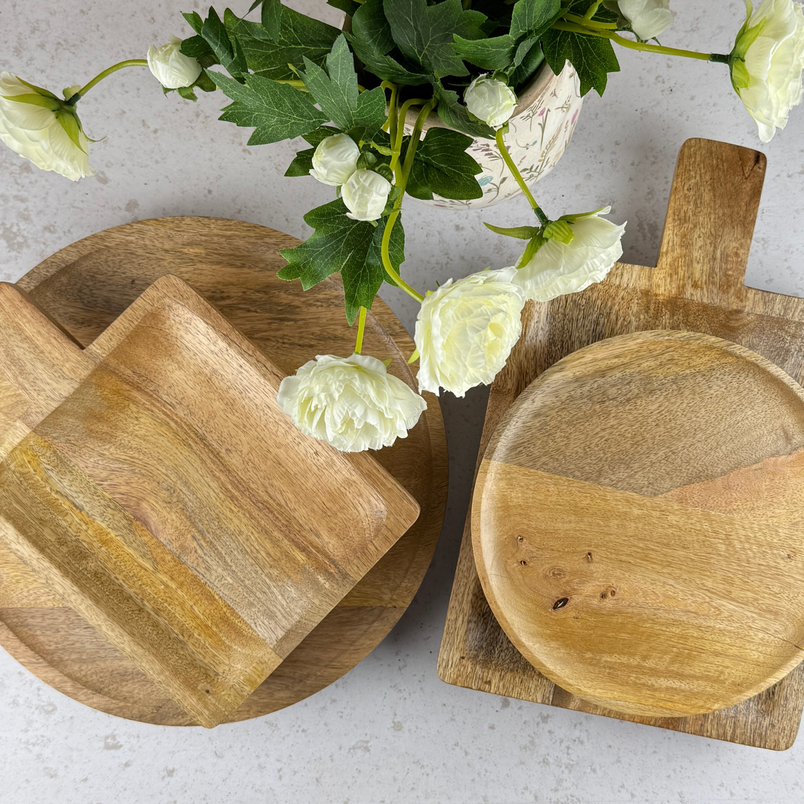 mango styling board round and rectangle