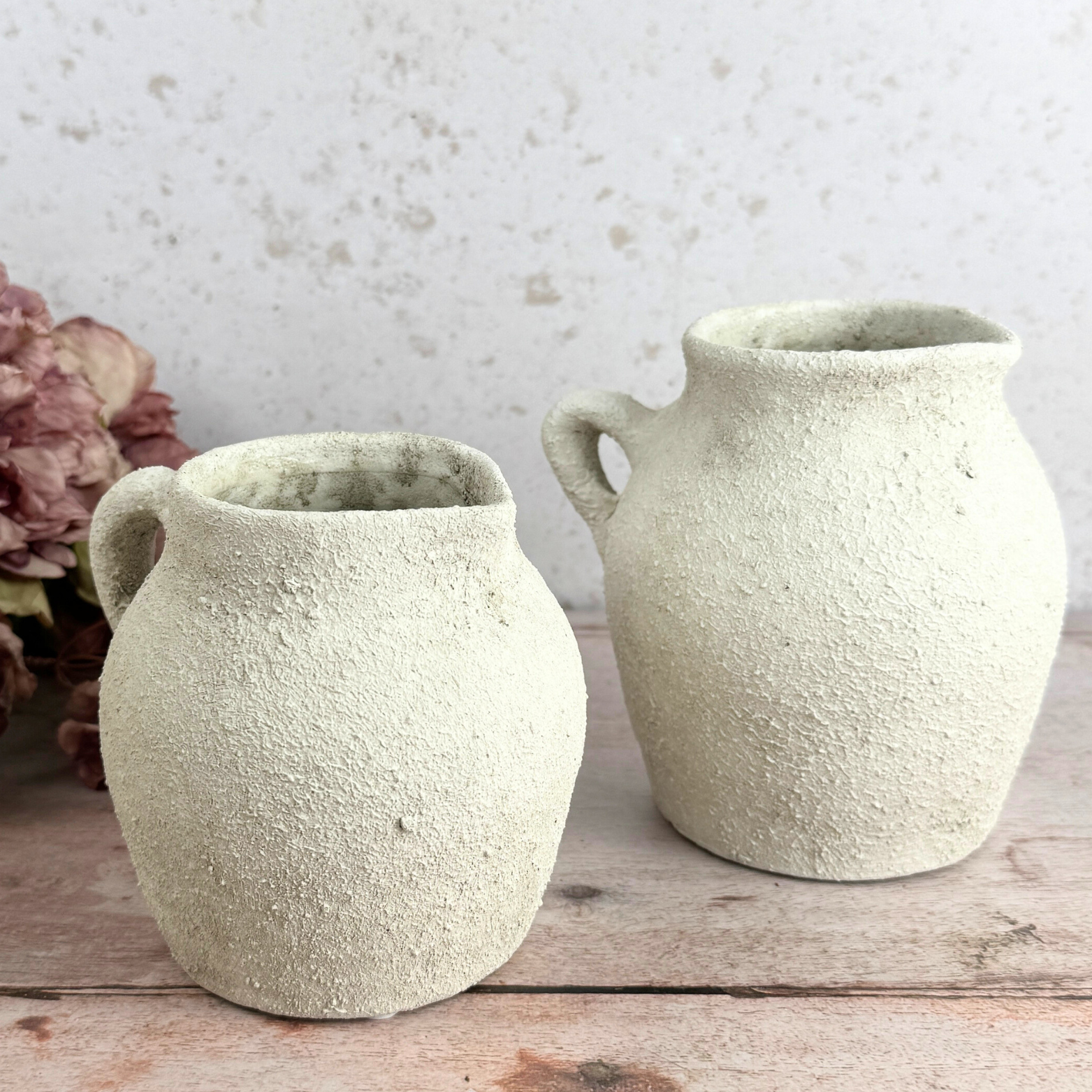 textured jugs duo