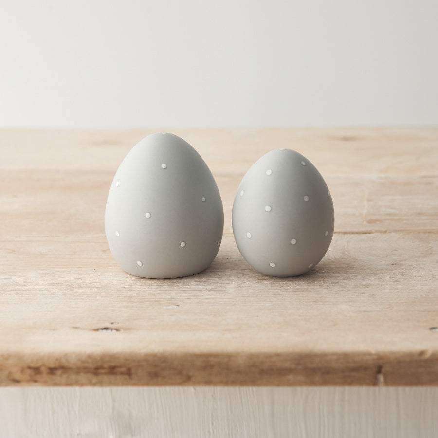 Grey Dotty Egg