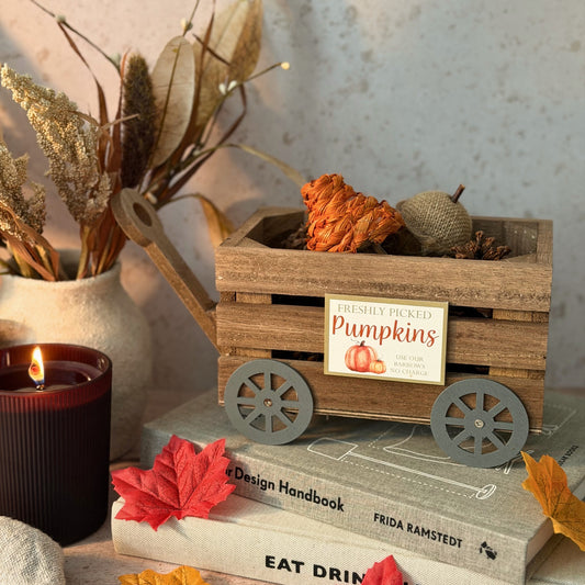 Wooden Pumpkin Truck