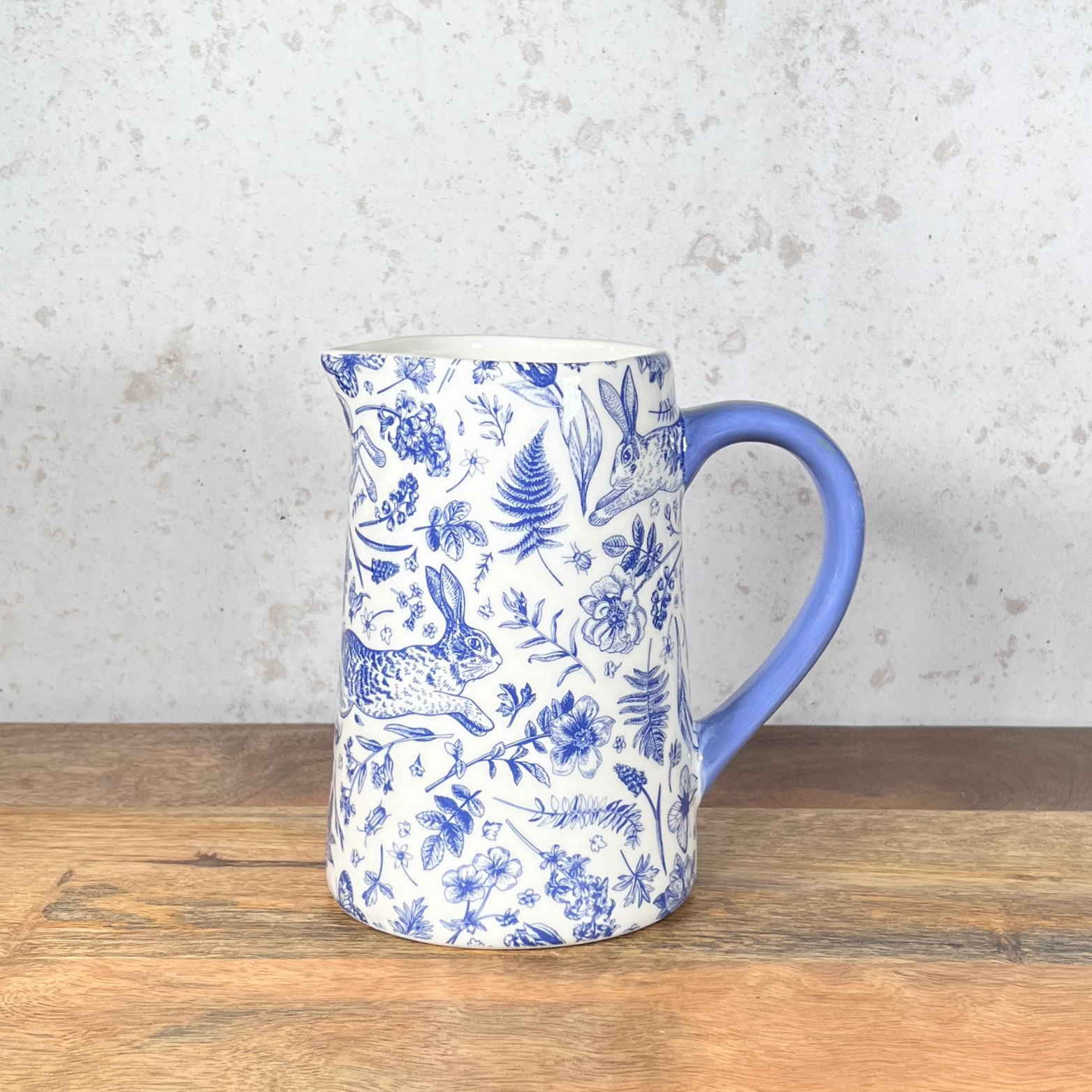 Blue hare jug