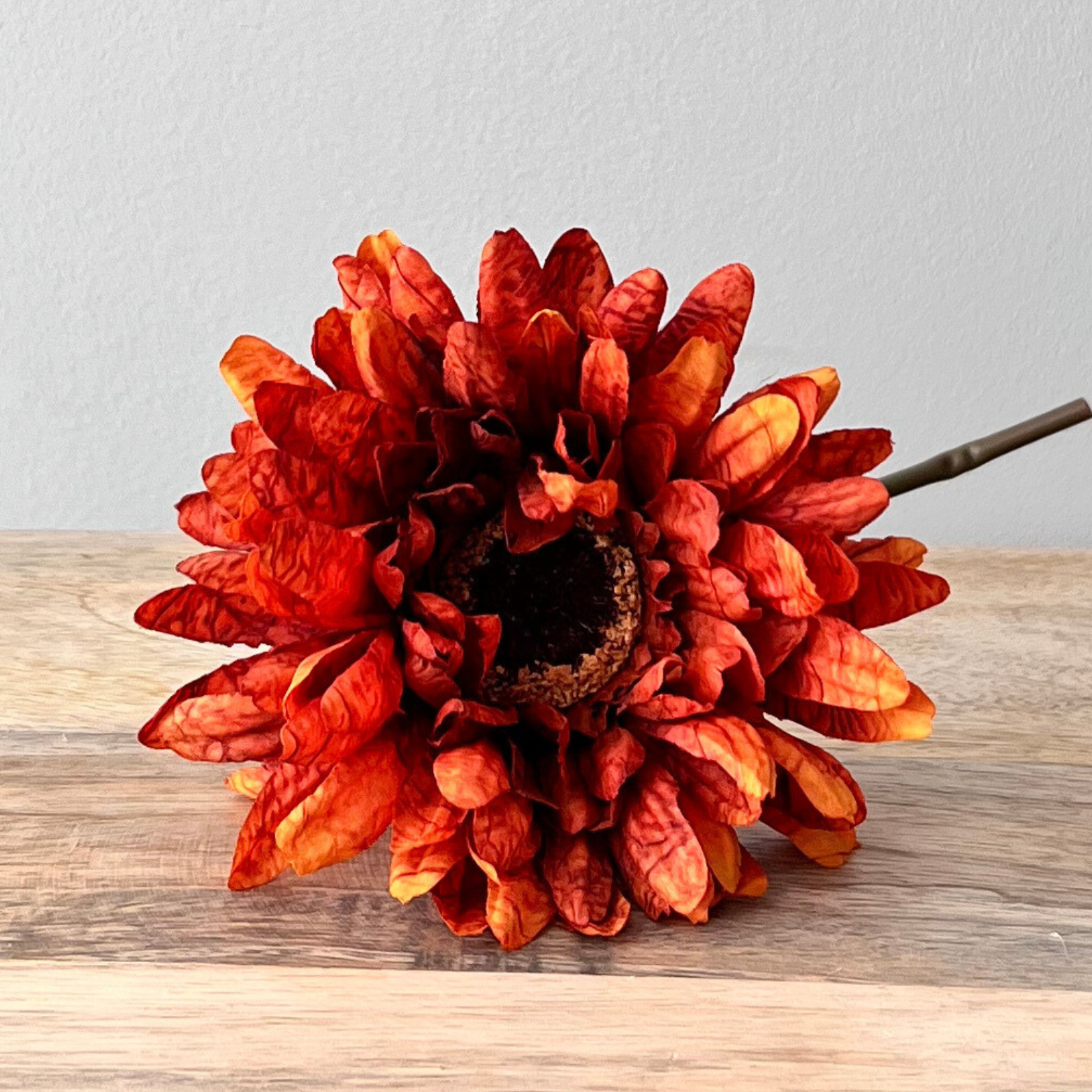 Gerbera Burnt Orange Single