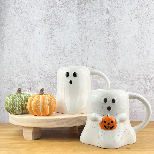 Ghost mug duo.