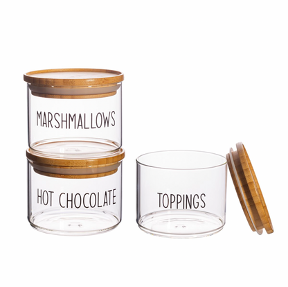 Hot Chocolate Stacking Jars