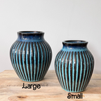 Small and large blue vases short version