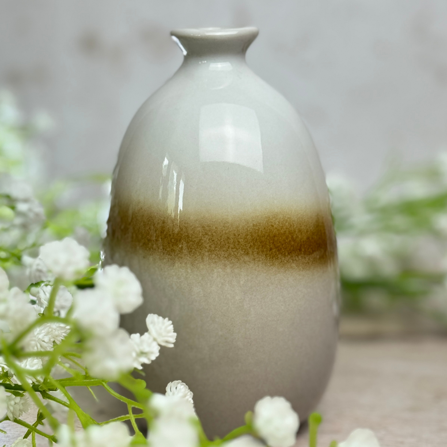 Glazed Bud Vases