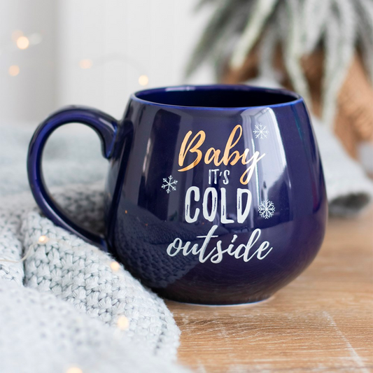 cold outside mug styled