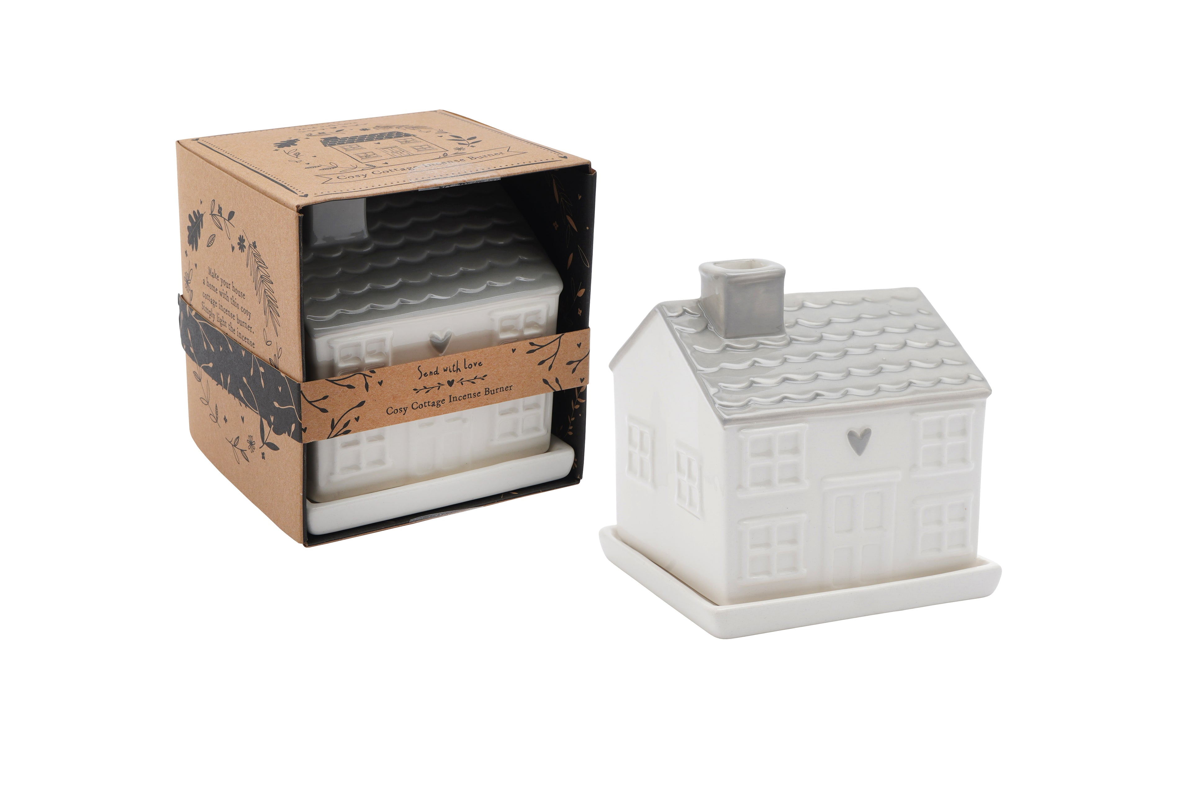 cosy cottage incense burner