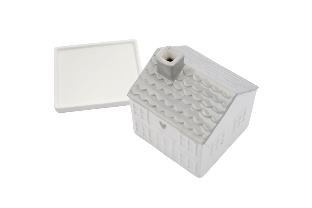 cosy cottage incense burner bottom and top