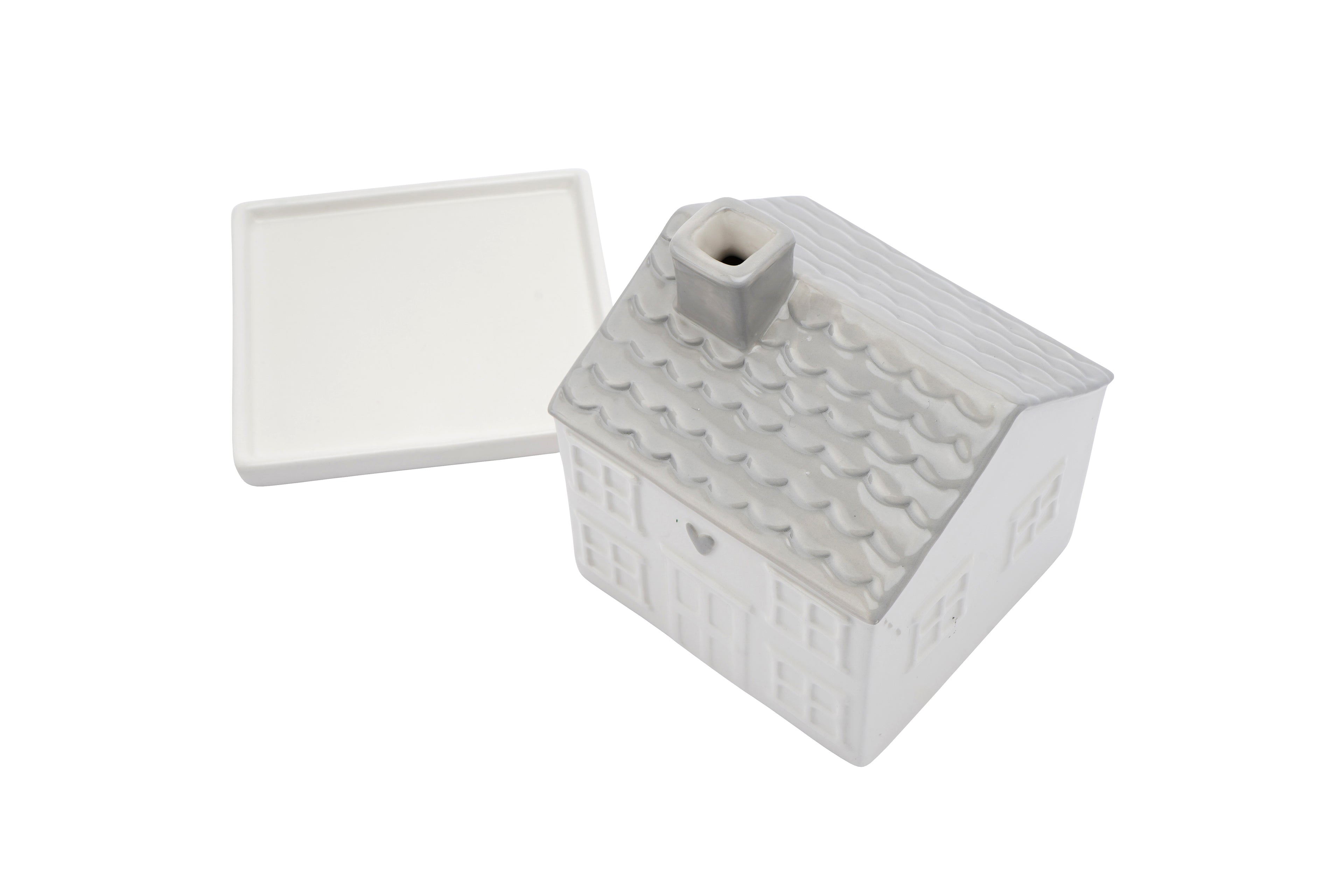 cosy cottage incense burner bottom and top
