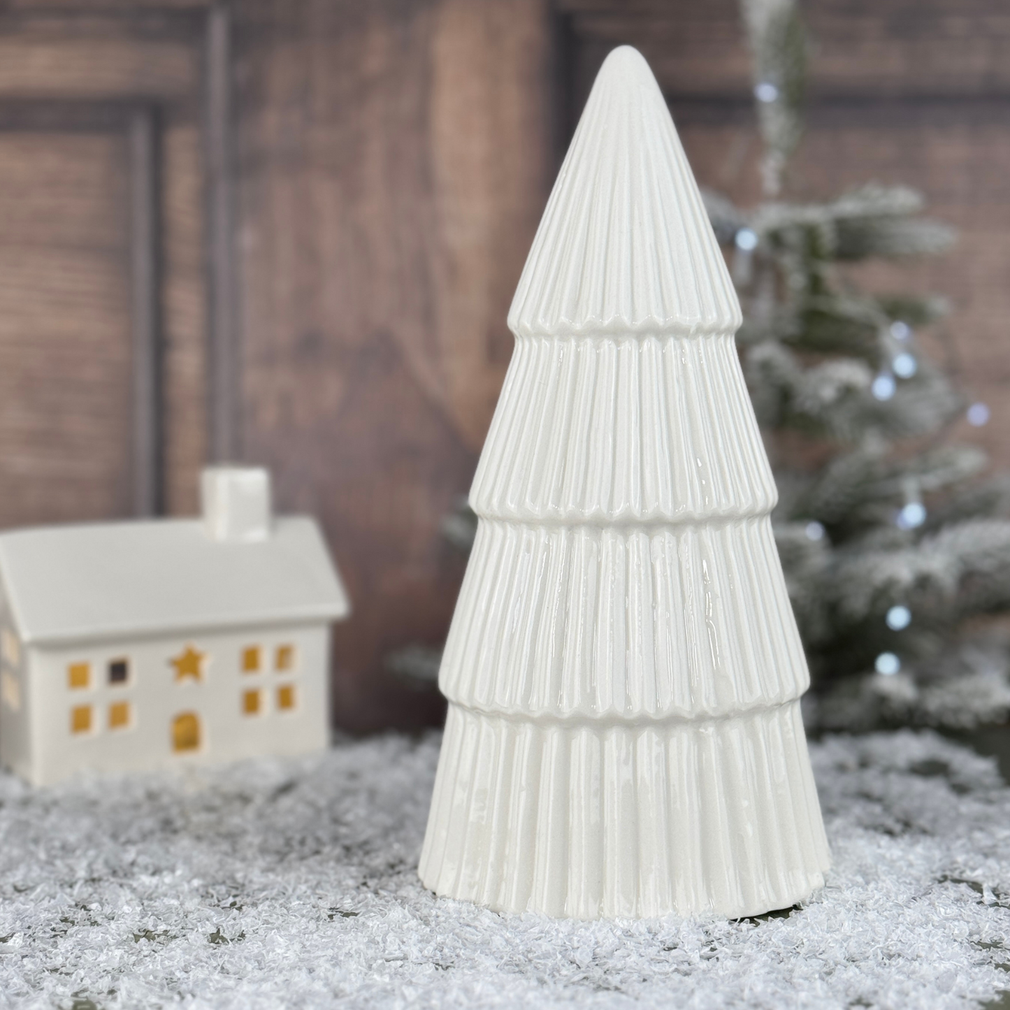 extra large ceramic white tree