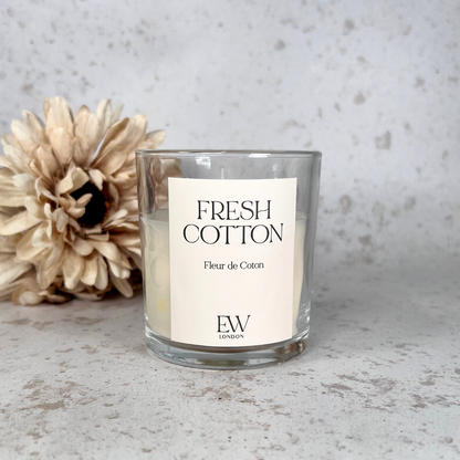 fresh cotton candle