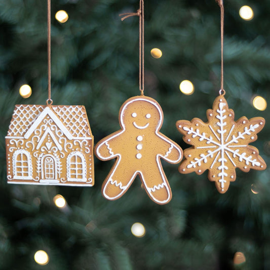 gingerbread cookies christmas tree decorations