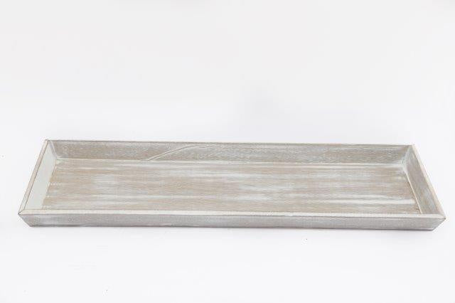 decorative antique white long tray perfect to display home decor