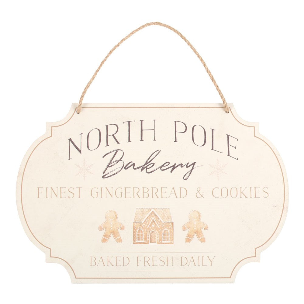 north pole bakery sign