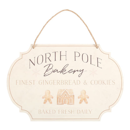 north pole bakery sign