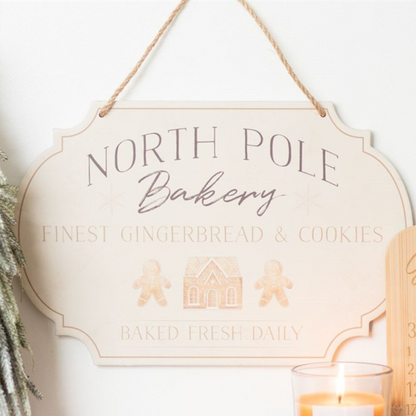 noth pole bakery sign