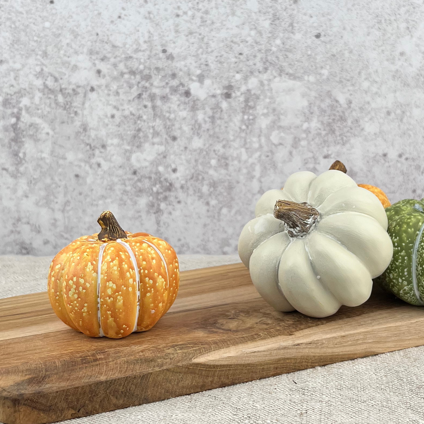 orange rustic pumpkin little