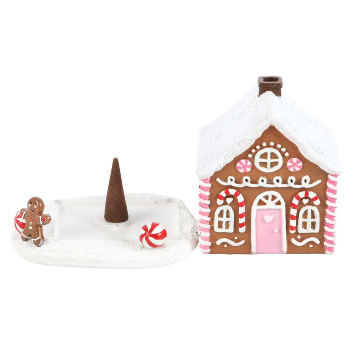 Sugarplum Gingerbread House Incense Burner