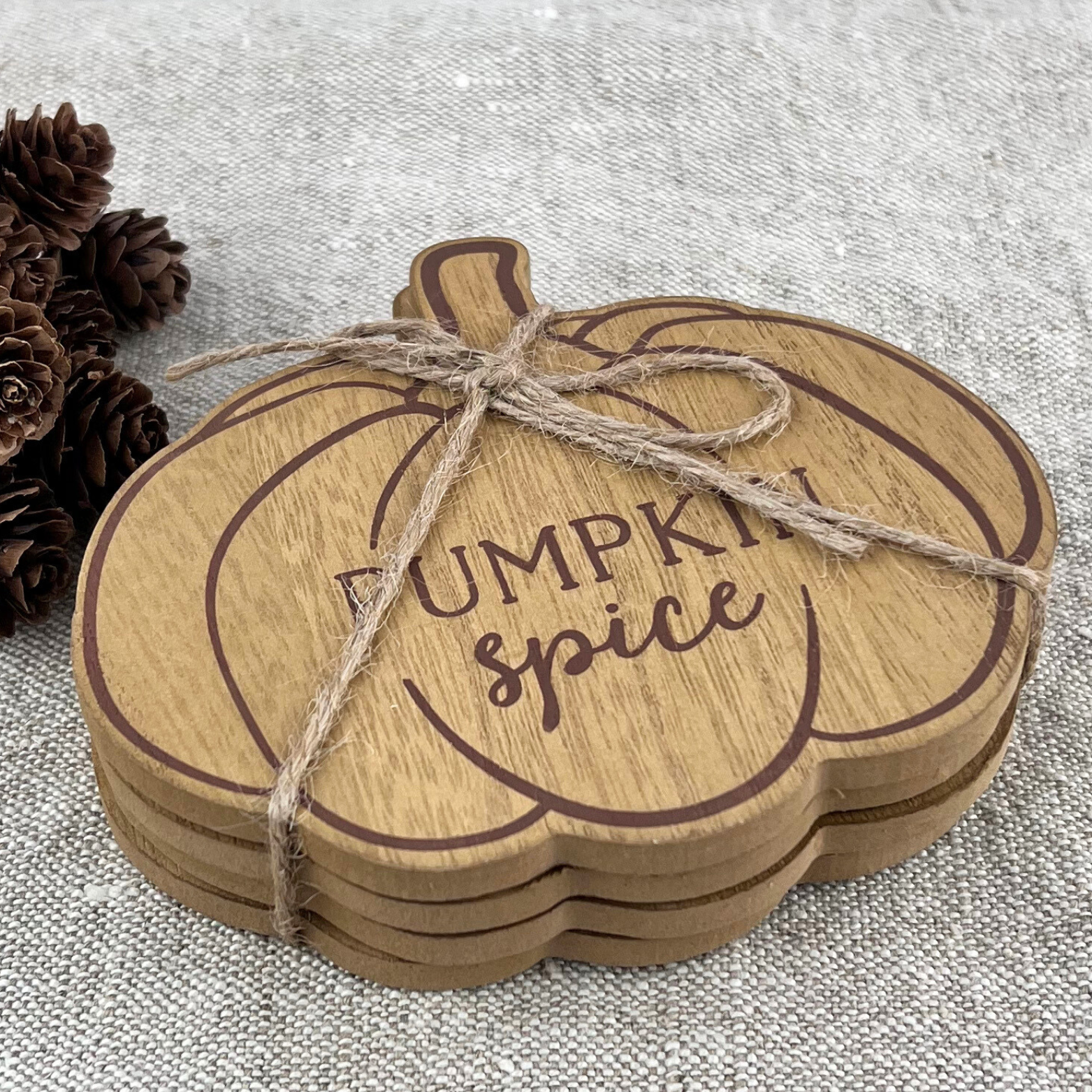 pumpkin coaster stack complete