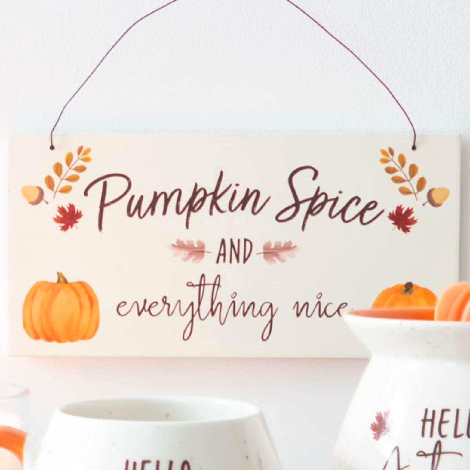 pumpkin spice sign