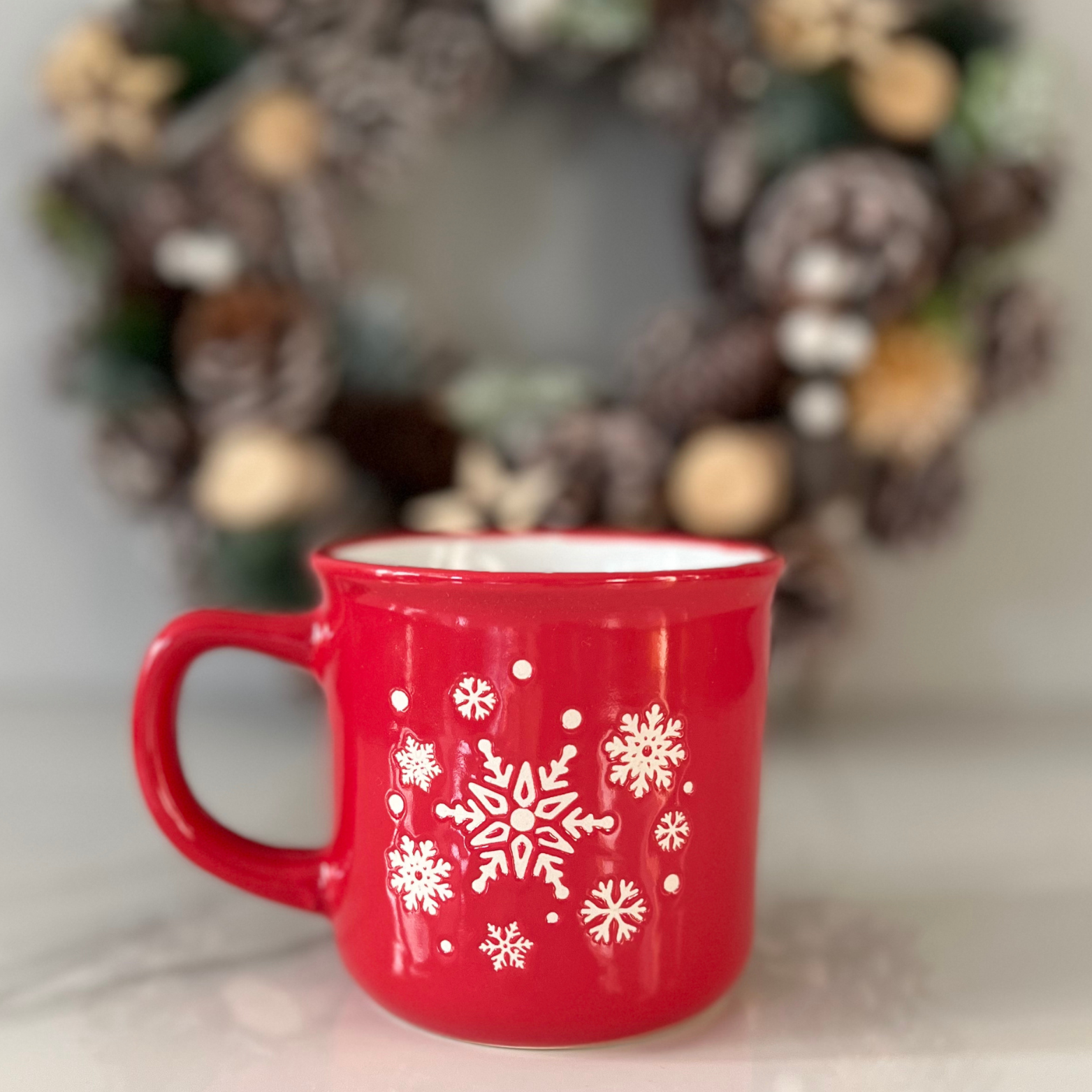 snowflake mug