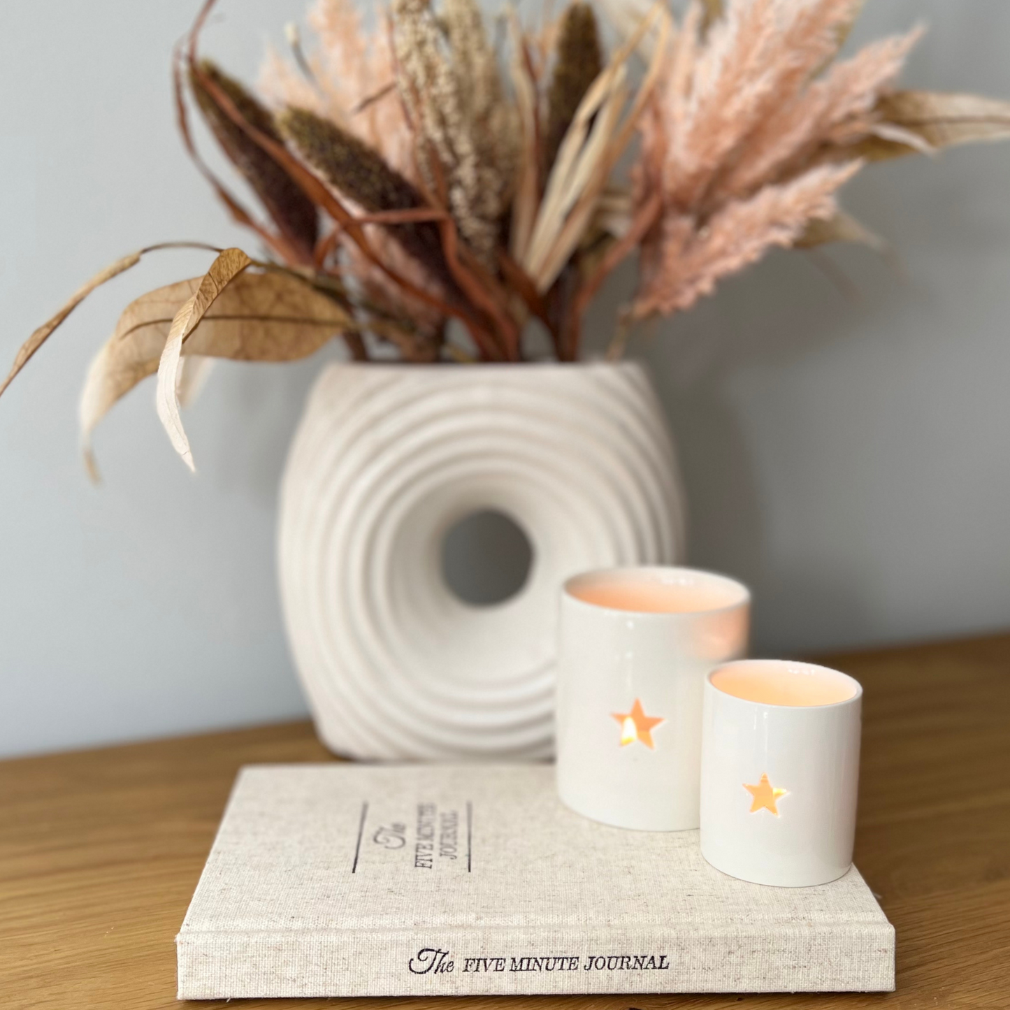 star tea light holder