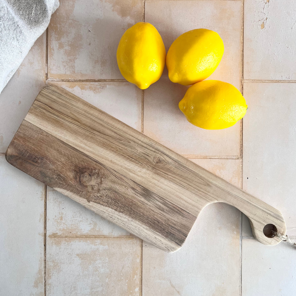 wooden serving board